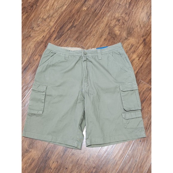 Rugged Wear Shorts New Rugged Wear Mens Cargo Shorts Size 36 Green
